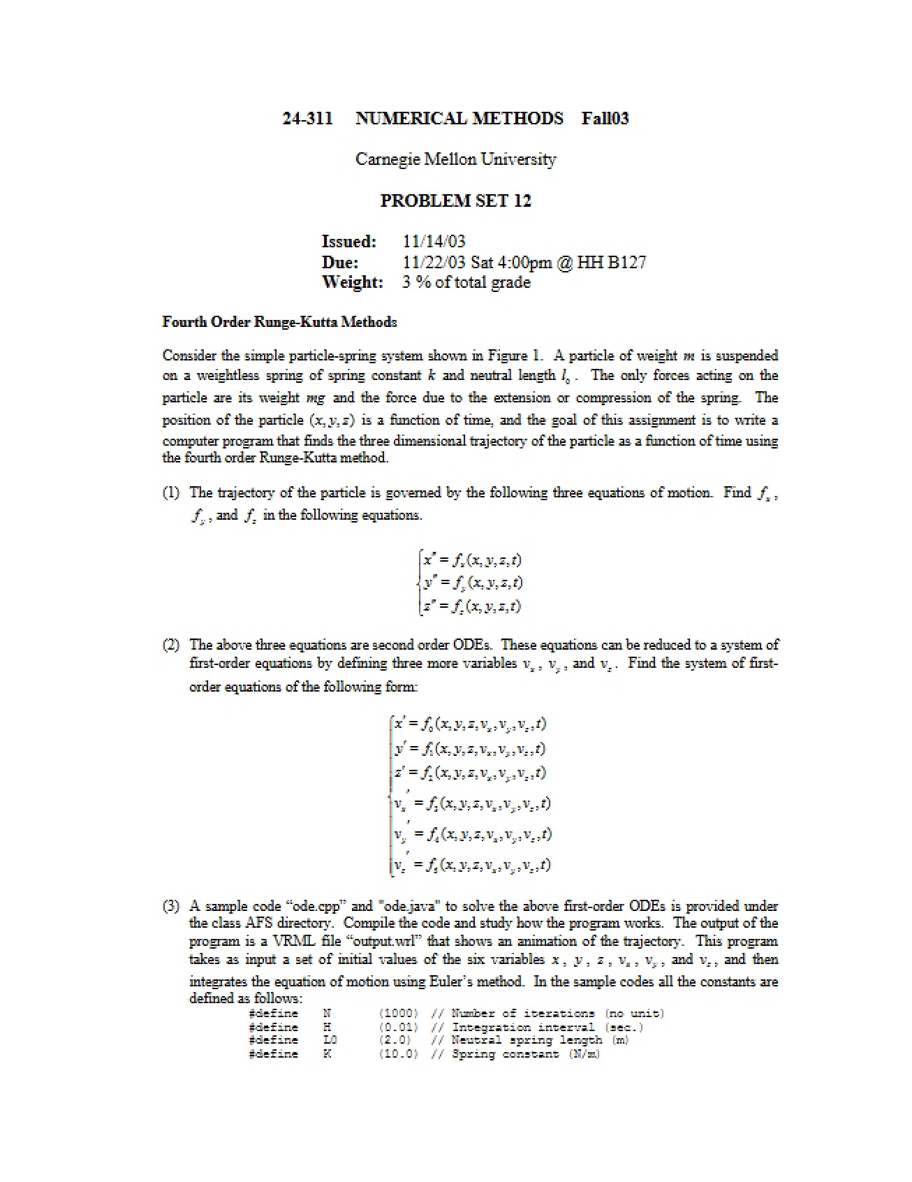 Numerical Methods Problem 02