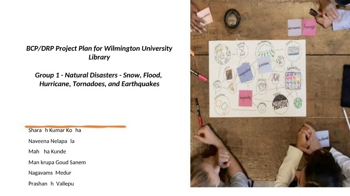 Wilmington University Library BCPDRP Project Plan