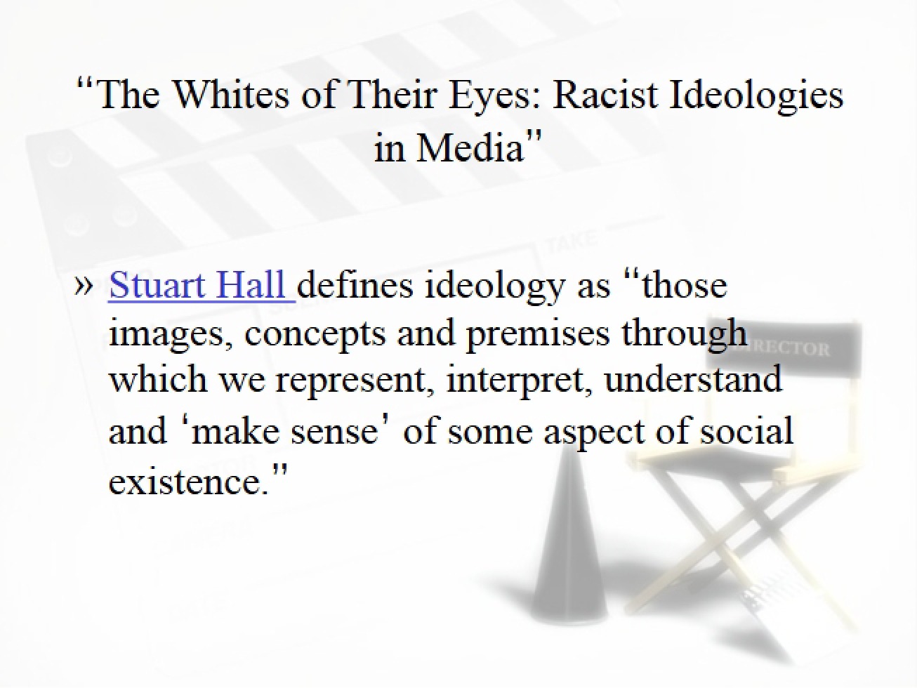 Whites of Their Eyes Media Racist Ideologies