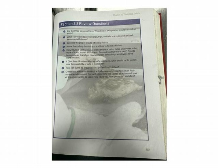Workplace Safety - Chapter 3 Review Questions