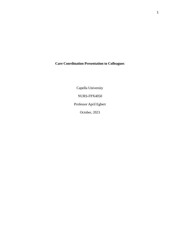 Strategies for Effective Collaborative Care Coordination