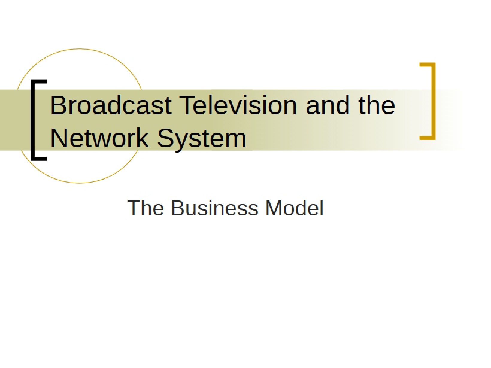 Network System and Broadcast TV