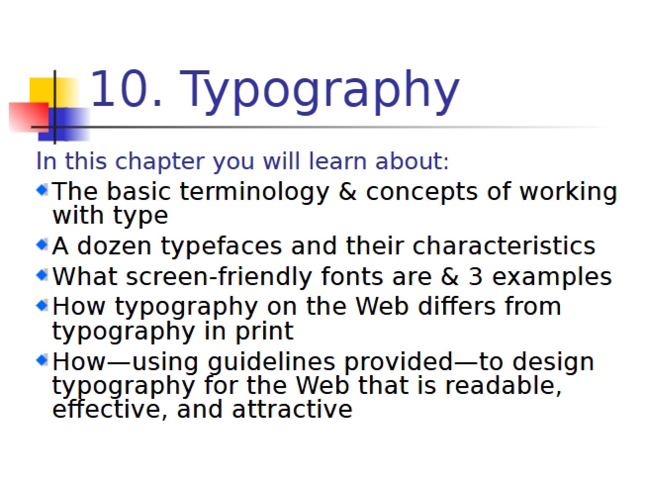 Typeface and Font Design