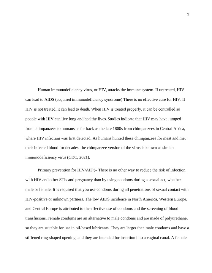 HIV-AIDS Treatment, Prevention, and Public Health