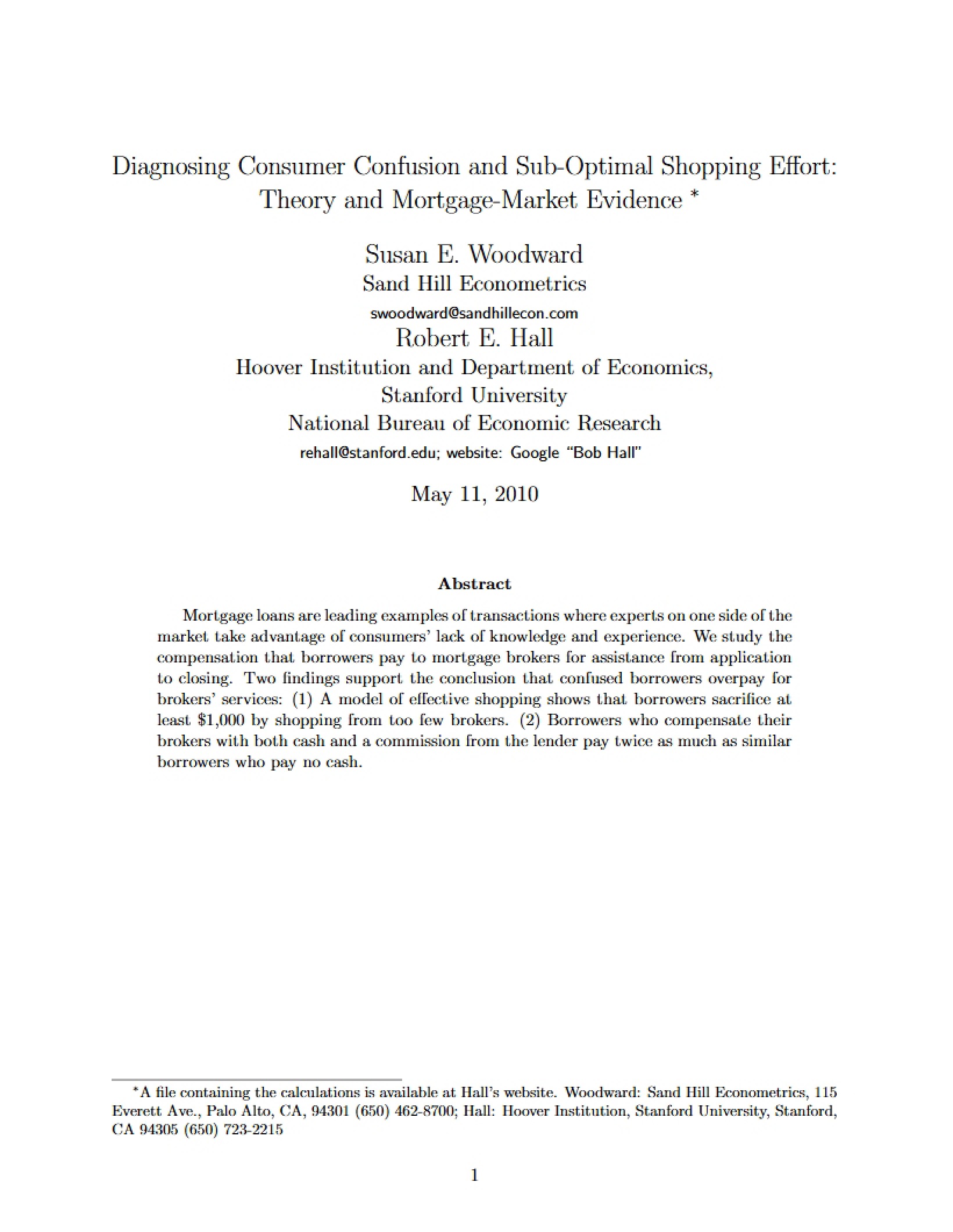 Consumer Confusion Diagnosis