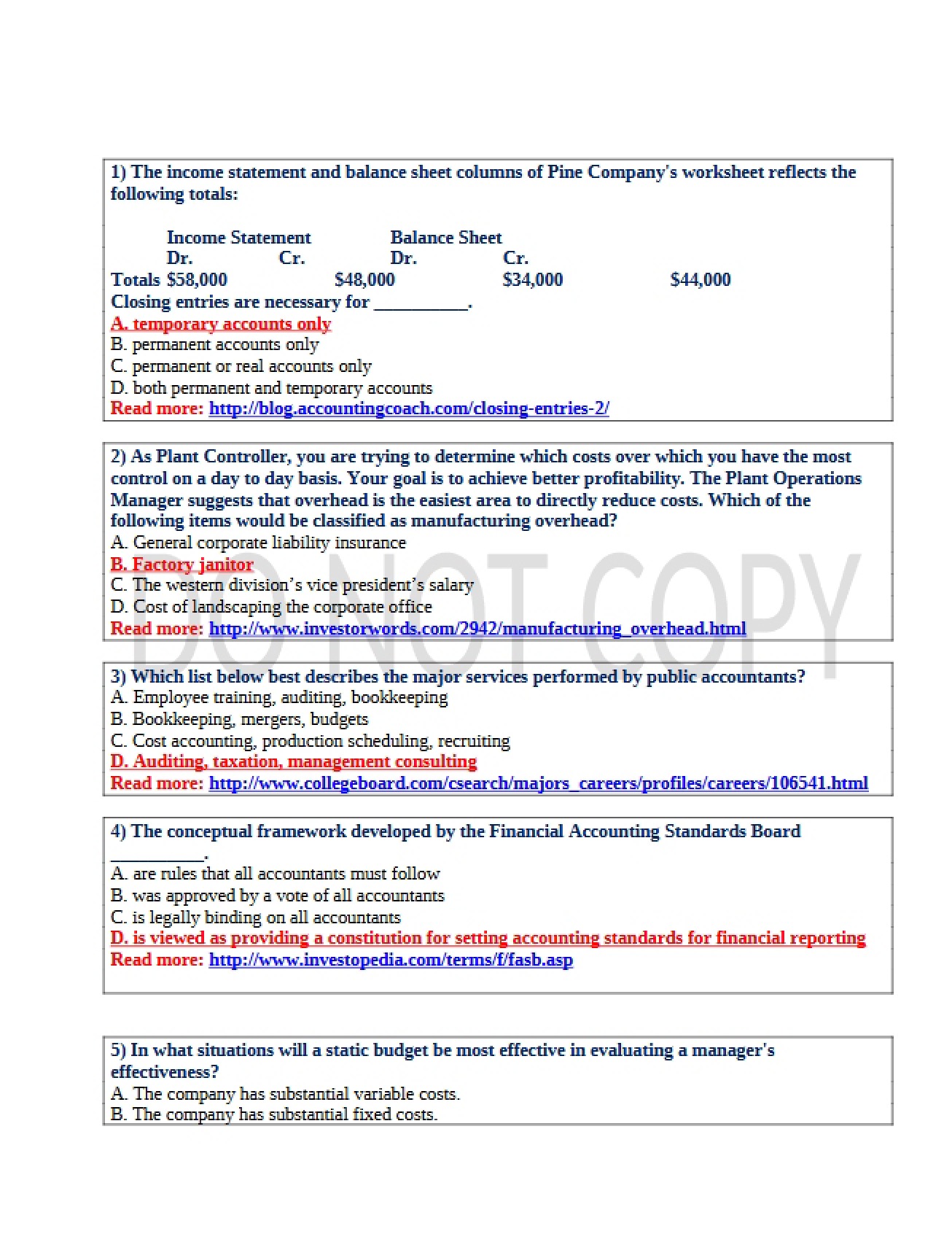 Final Exam for Business Topics