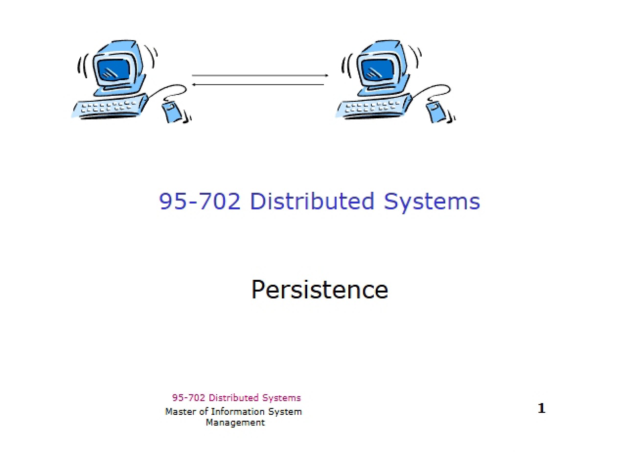 Persistence Concepts