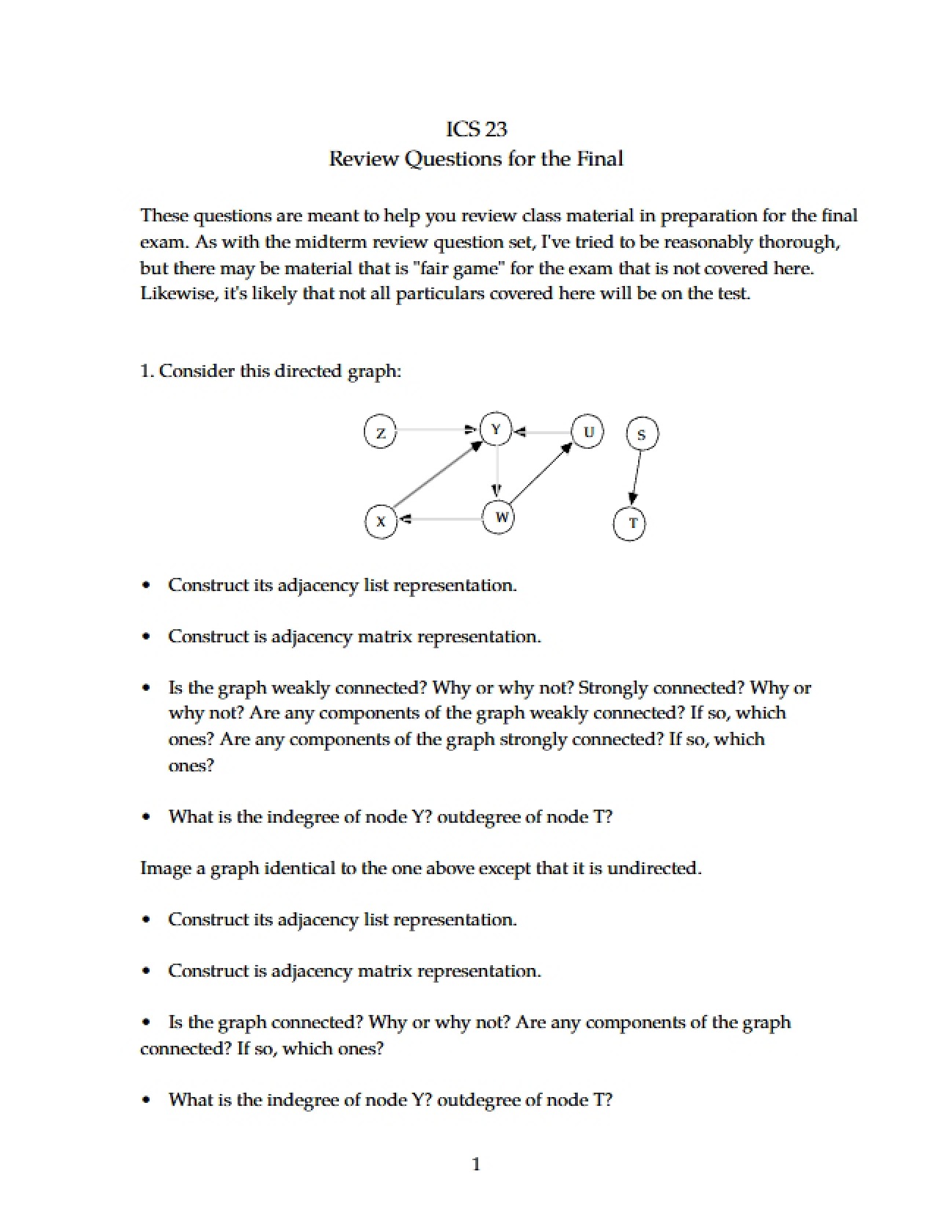 Fundamental Data Structures Review