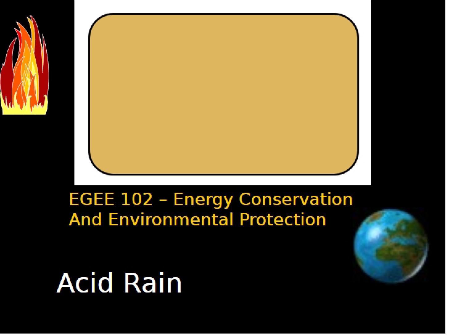 Acid Rain Phenomenon