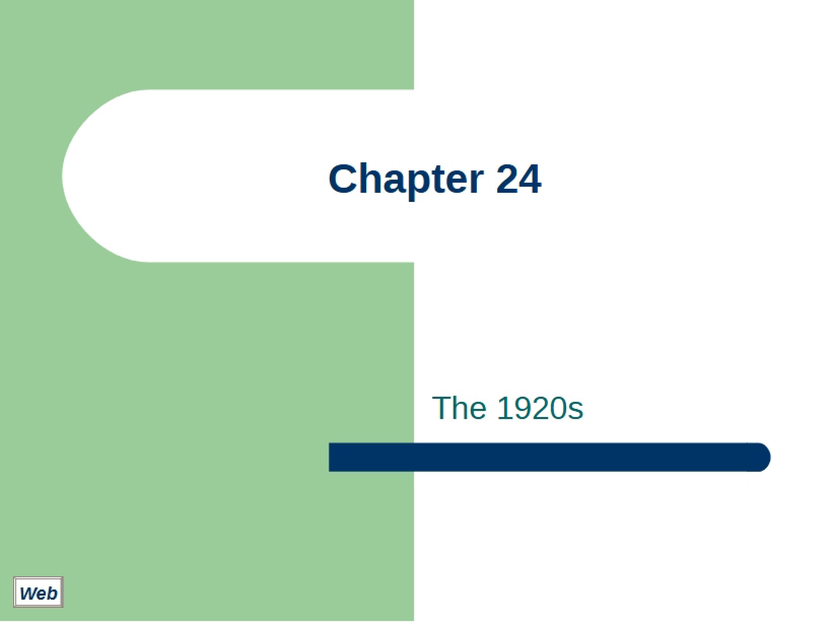 Notes on the 1920s Decade