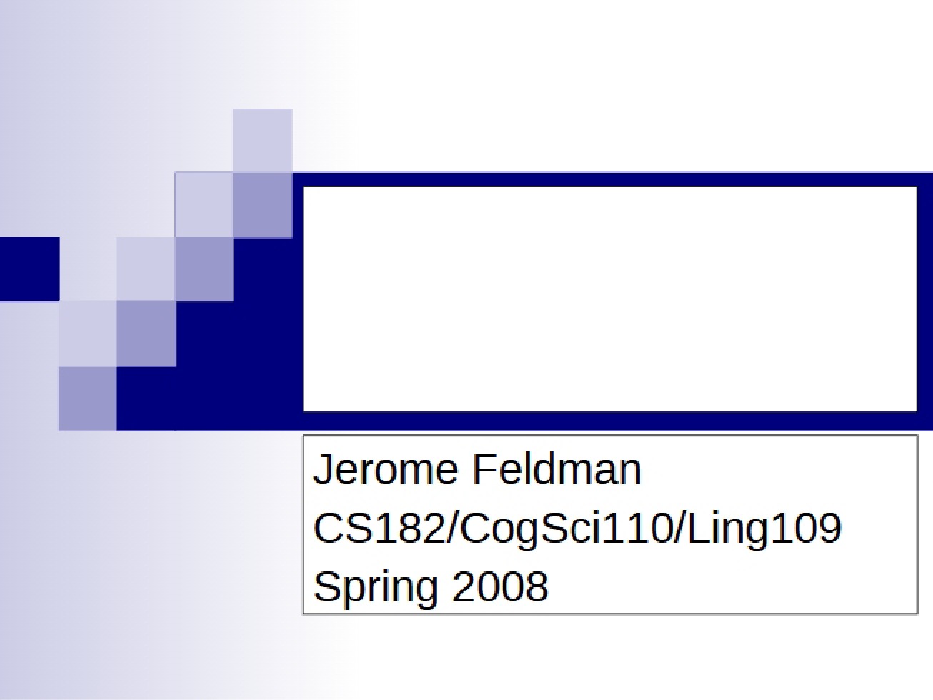 CS 182 Lecture Notes