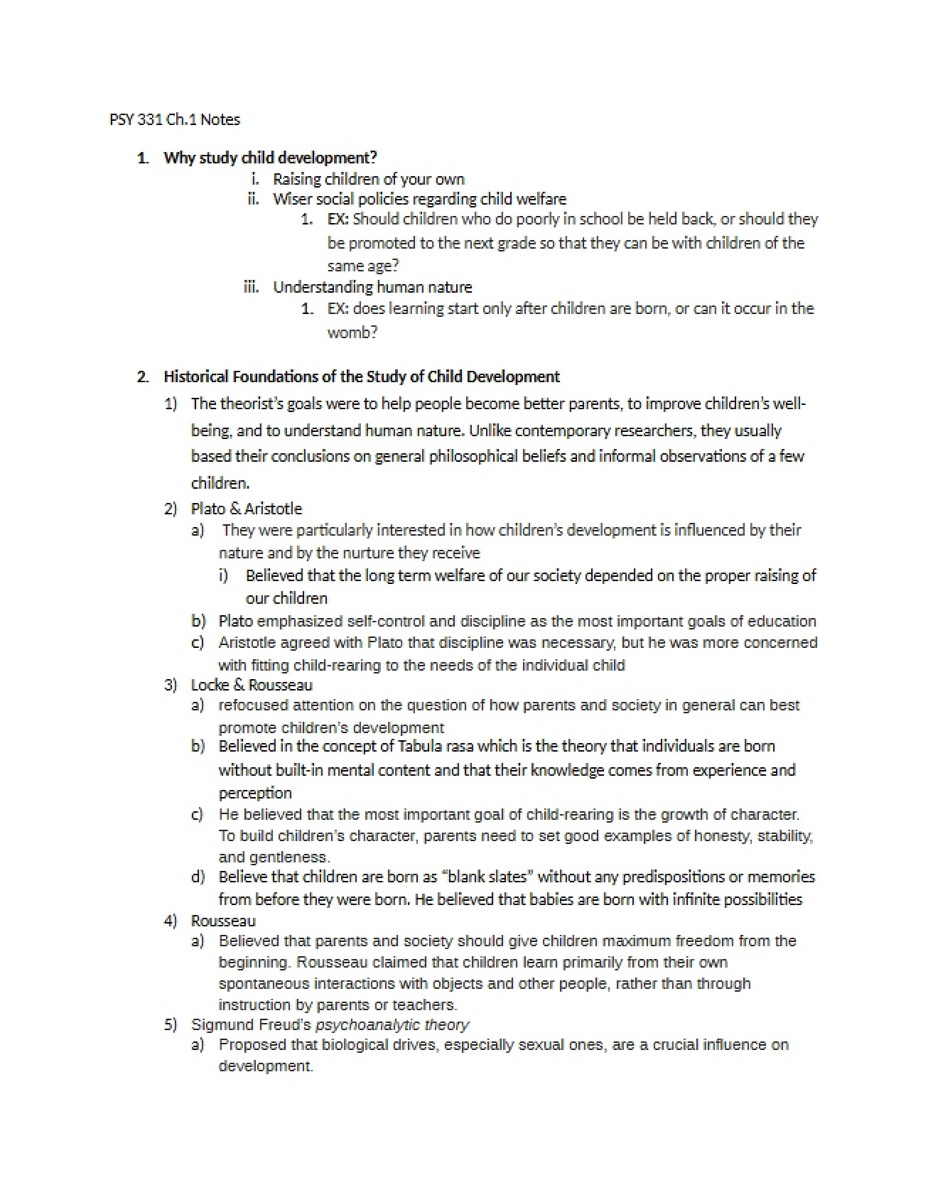 Chapter 1 Notes