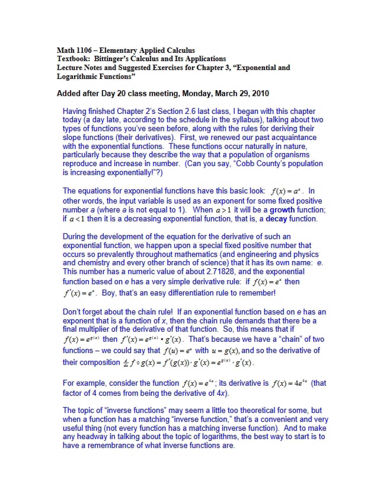 Understanding Exponential Functions