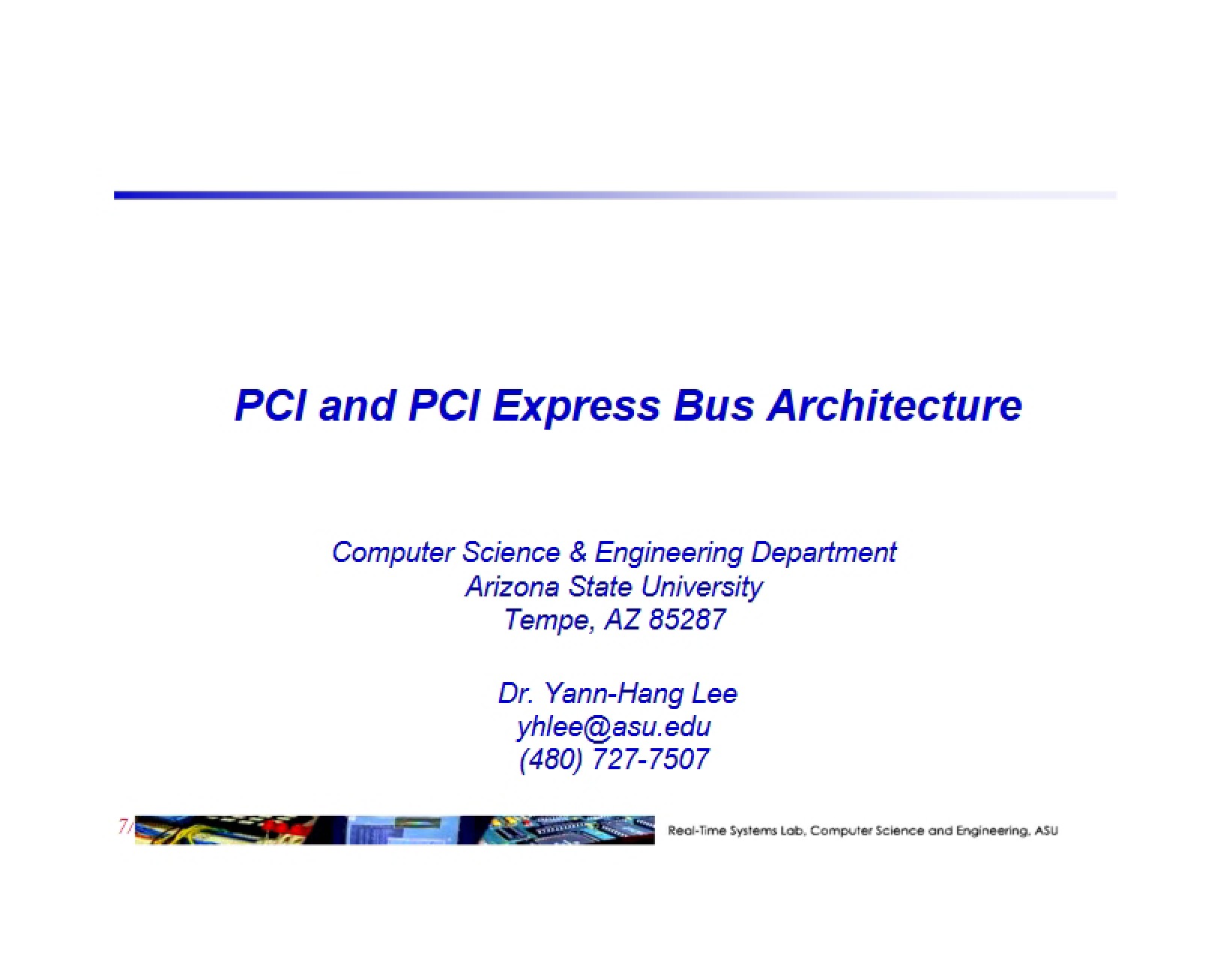Architecture of PCI and PCI Express Bus