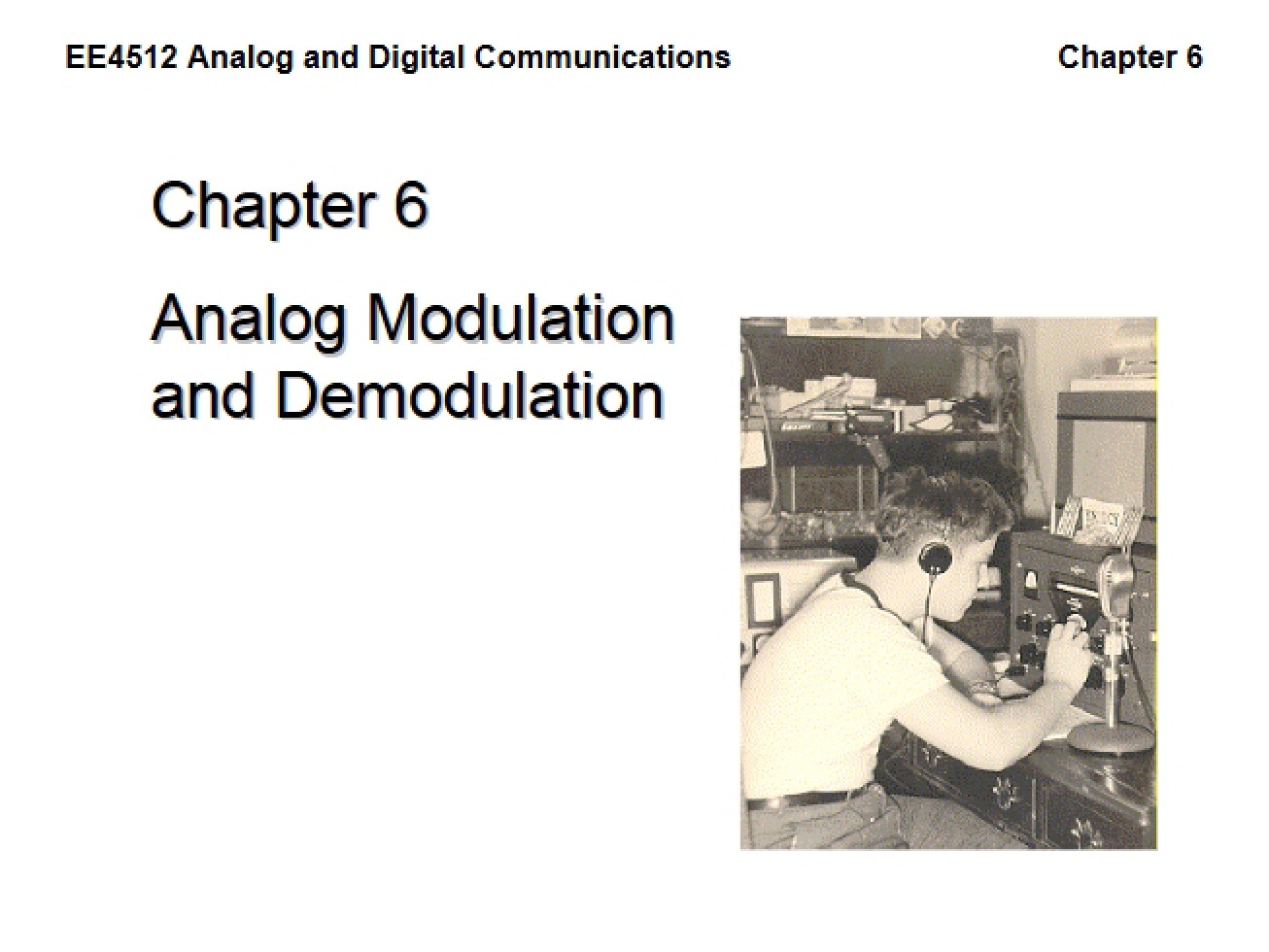 Modulation and Demodulation in Analog Systems