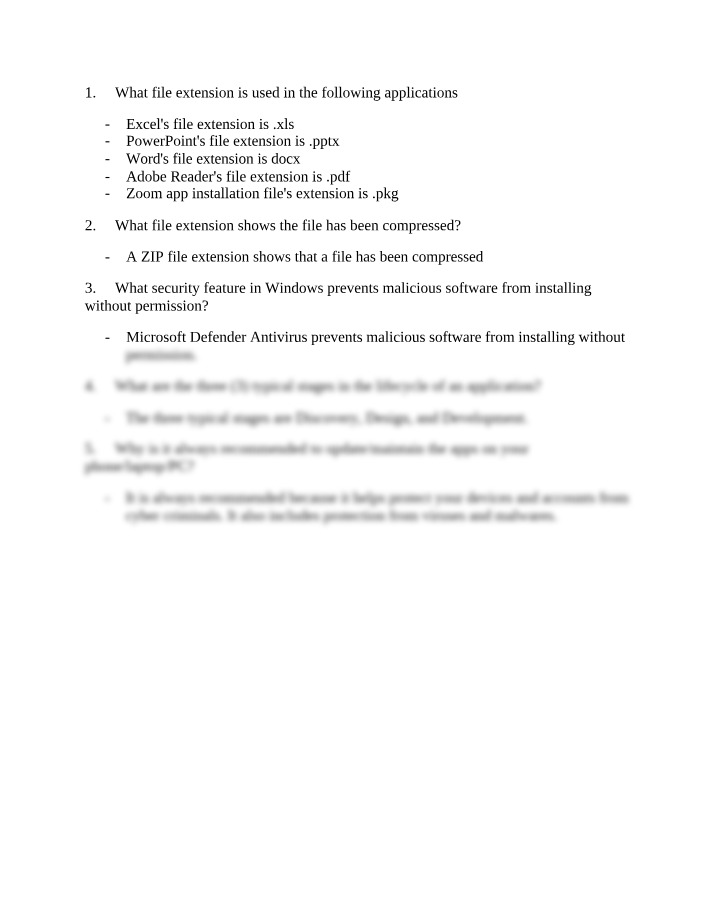 Windows File Extensions and Security Features Questions