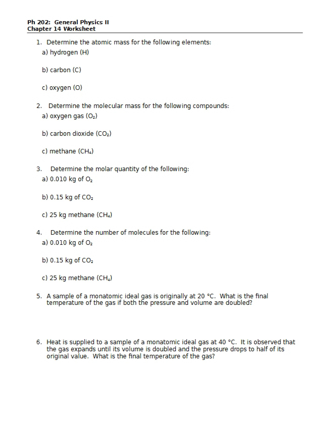 Study Notes on General Physics II