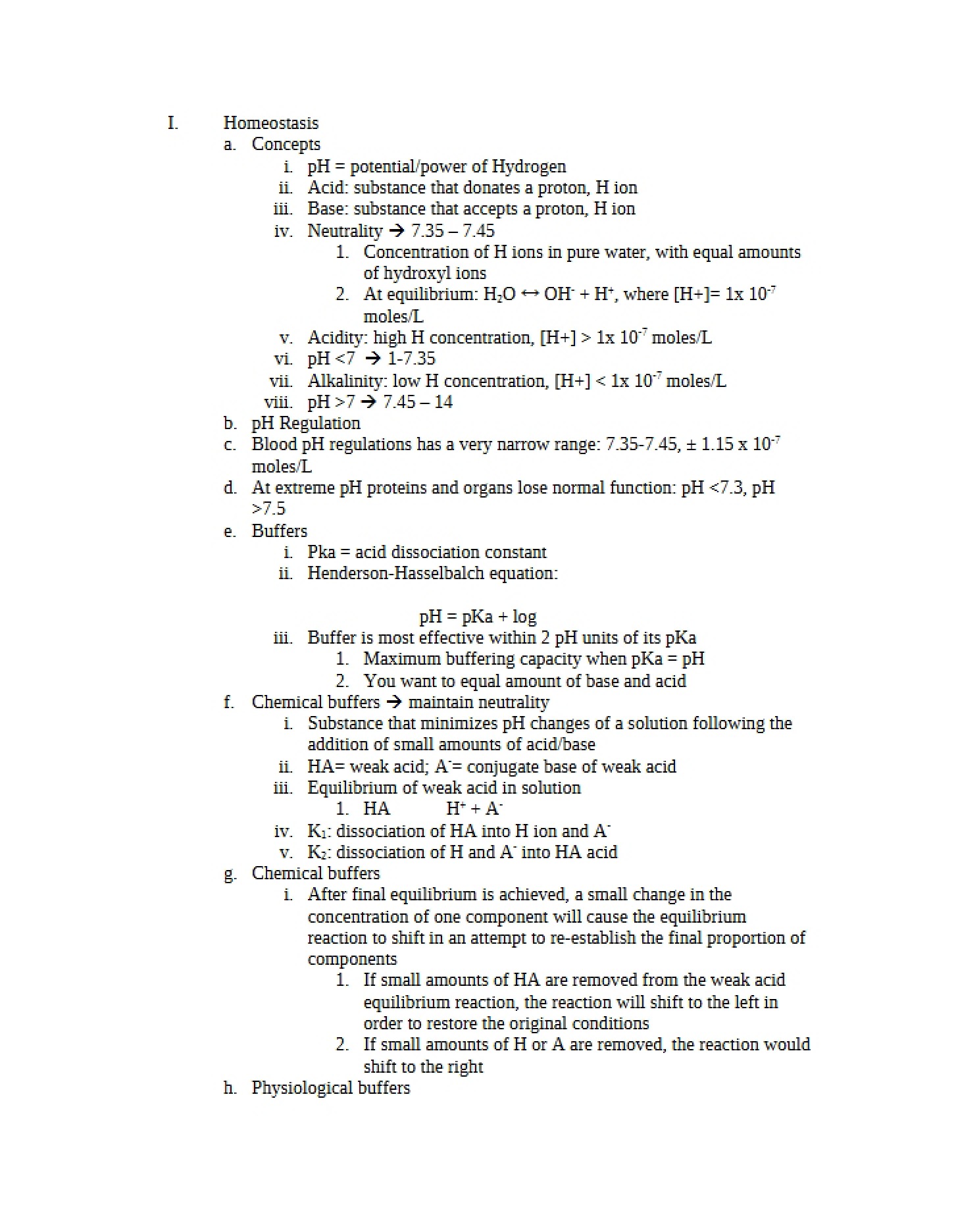 Class Notes