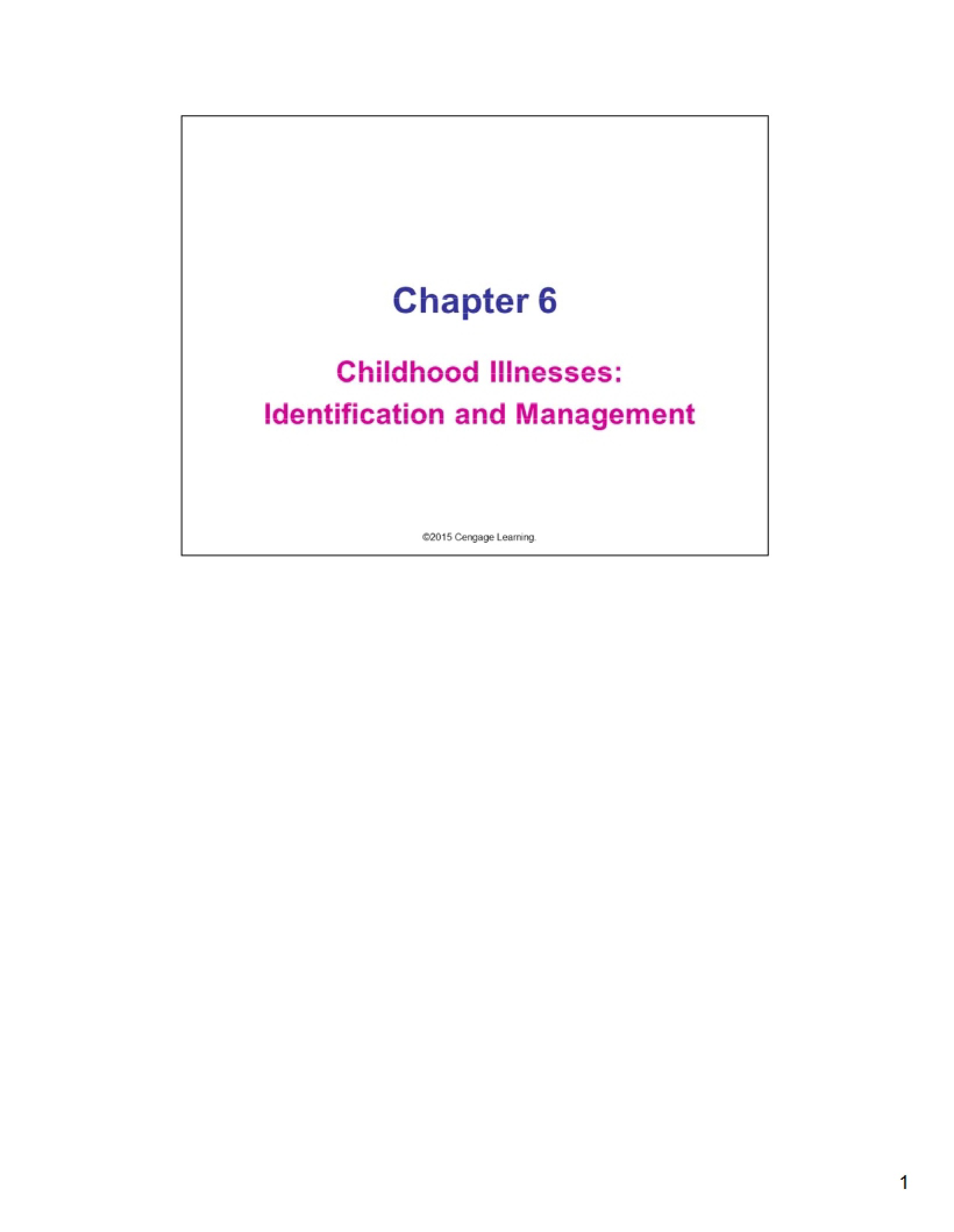Chapter Six Marotz