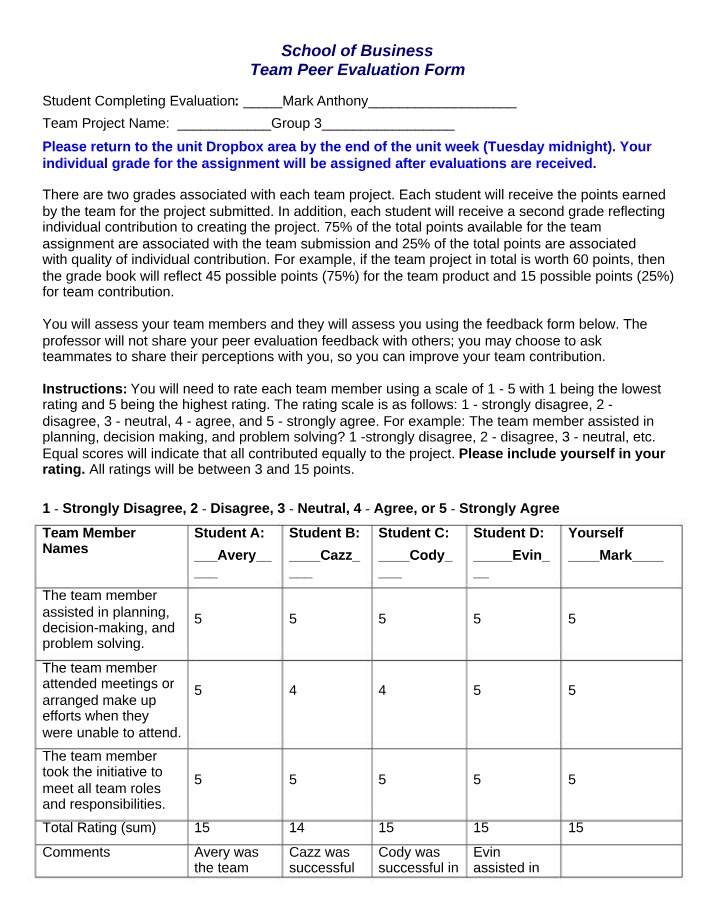 CM220 Assignment - Mark Anthony