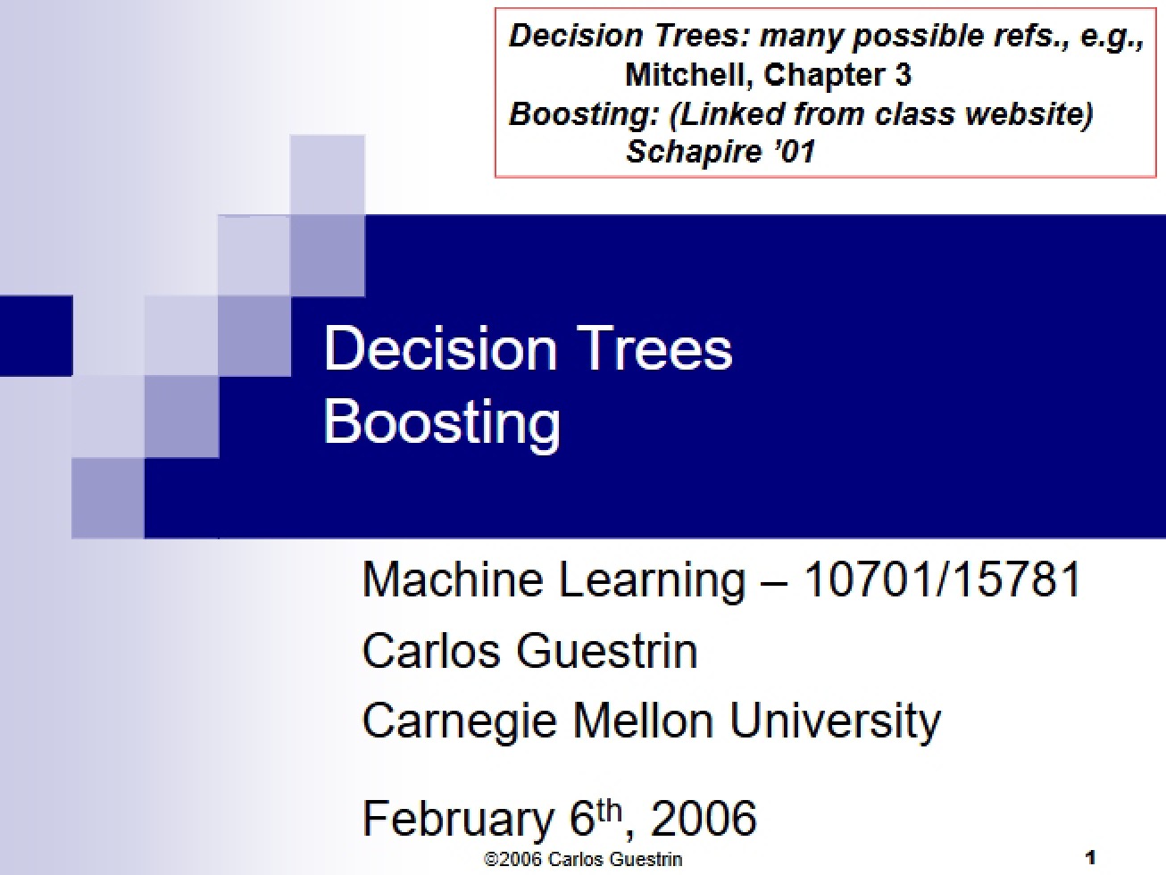 Boosting and Decision Trees