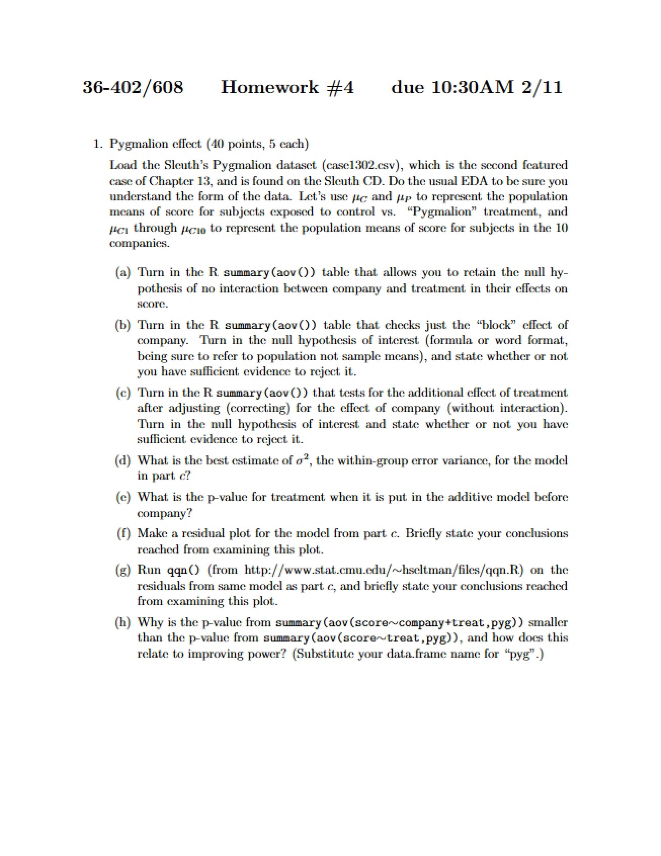 First Homework Assignment