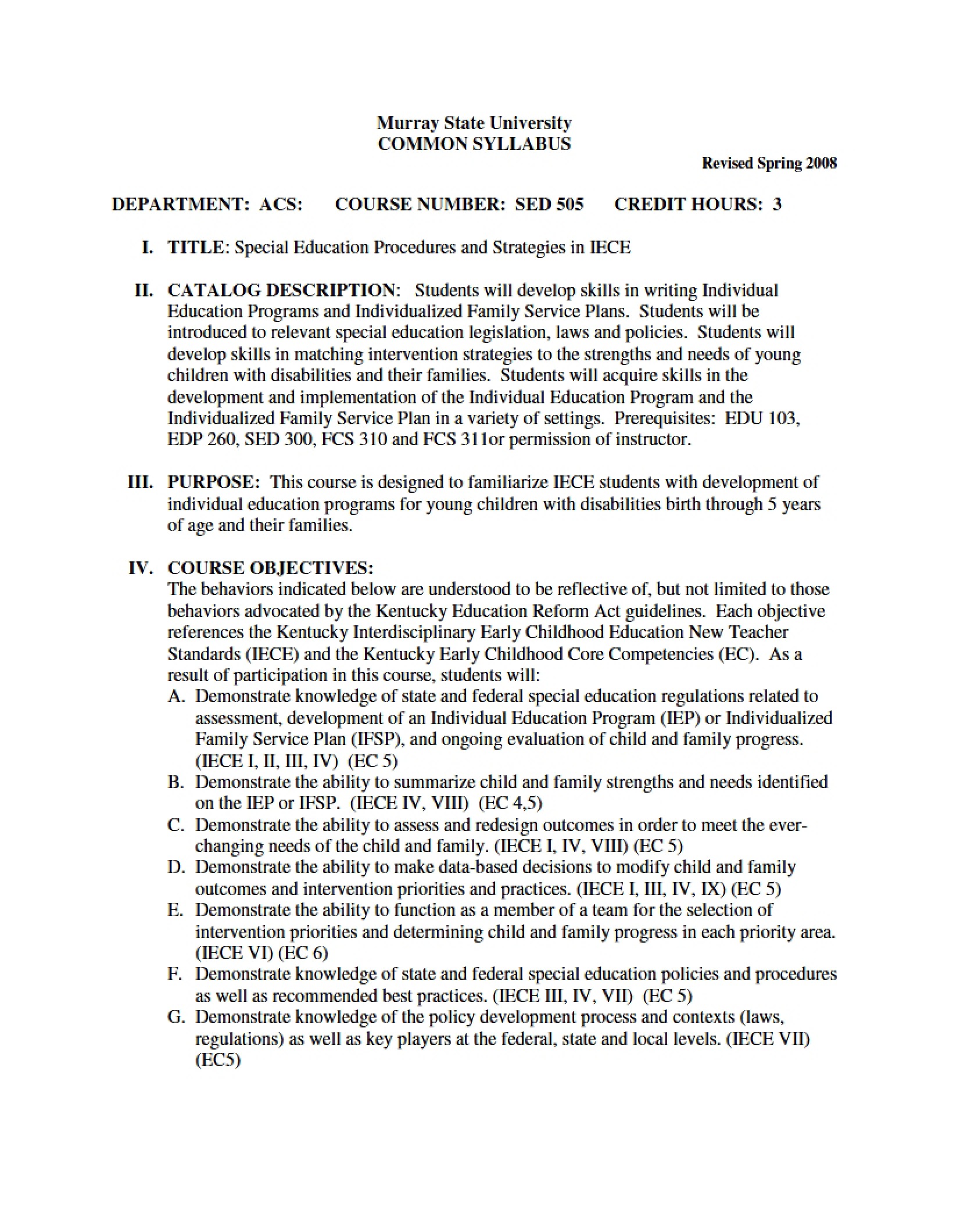 Syllabus