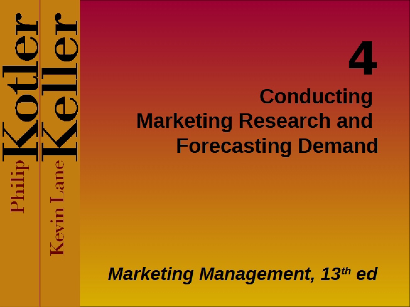 Forecasting Demand and Market Research Execution