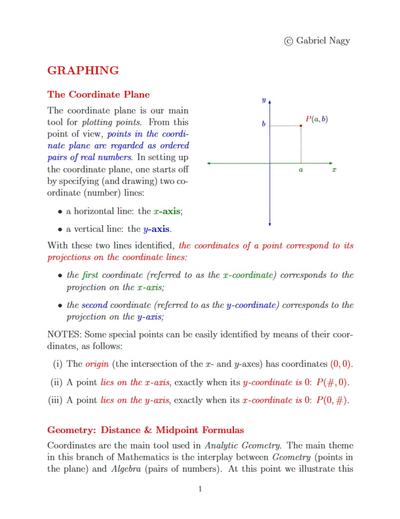 Introduction to the Principles of Graphing