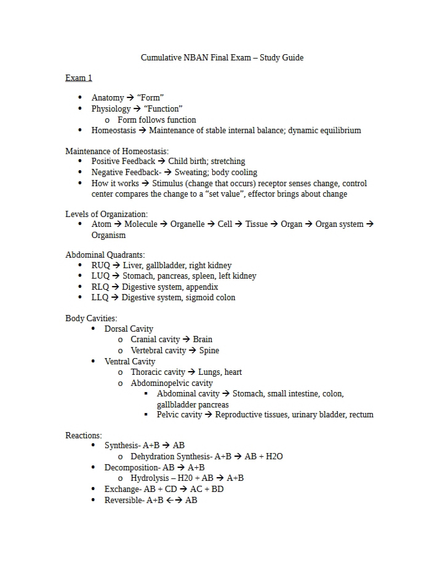 Guide for NBAN Final Exam