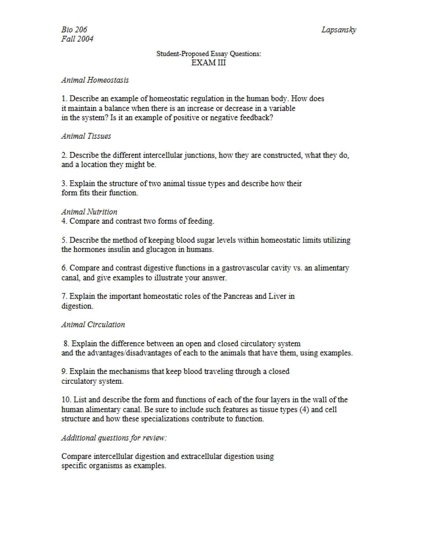 Third Examination