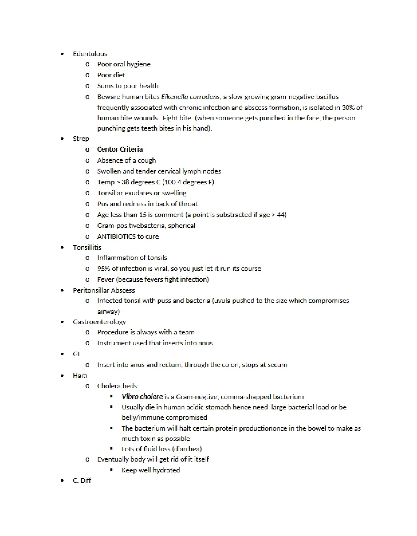 Notes on Lecture