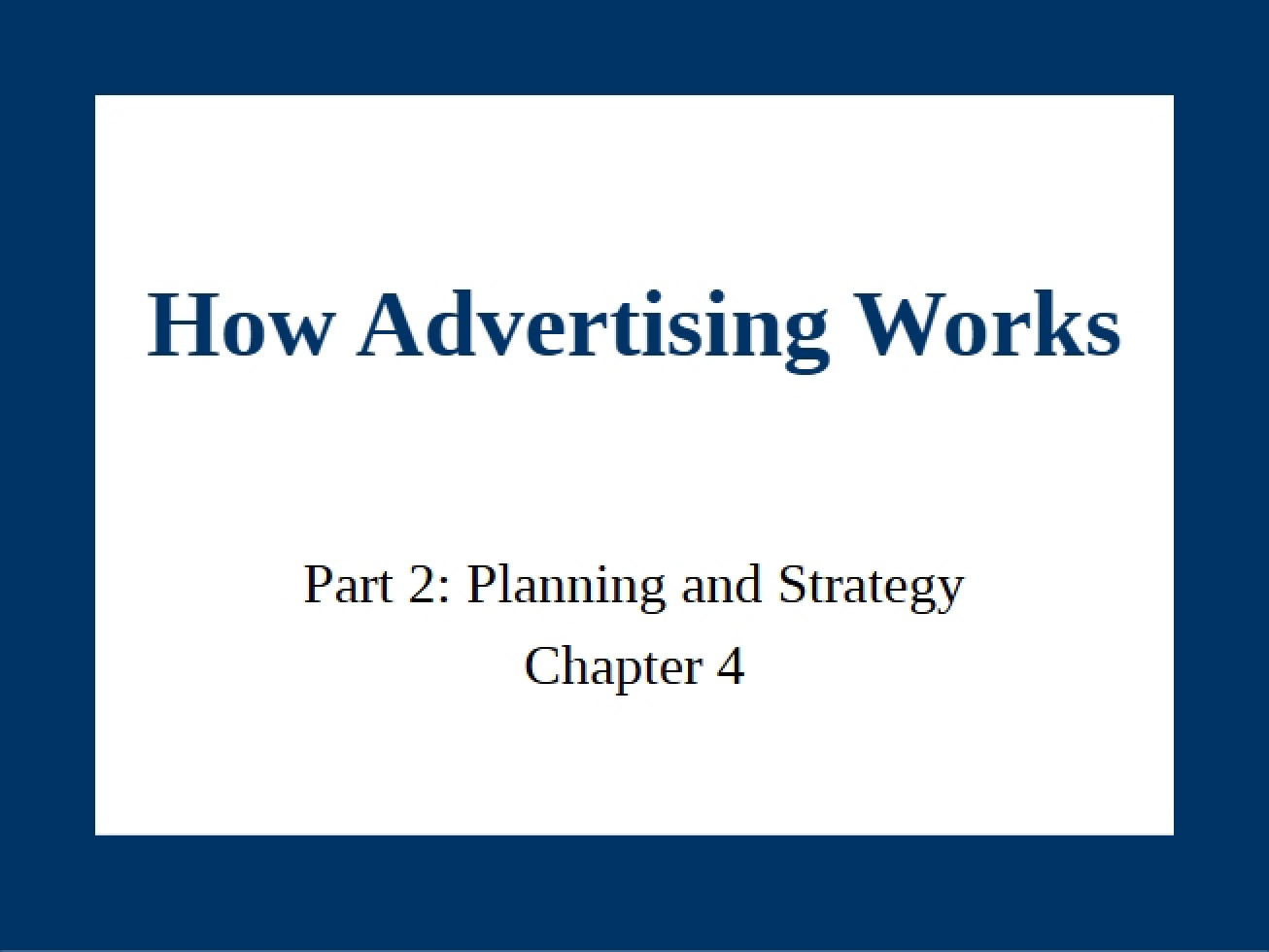 How Advertising Functions