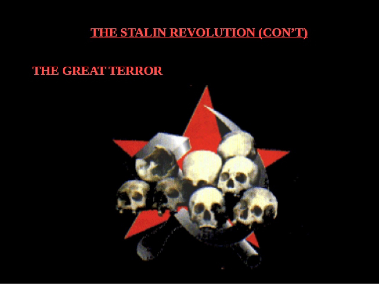 Revolution under Stalin
