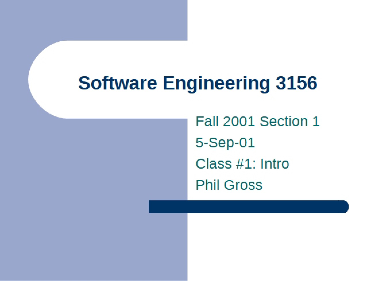 Software Engineering Lecture Notes 1