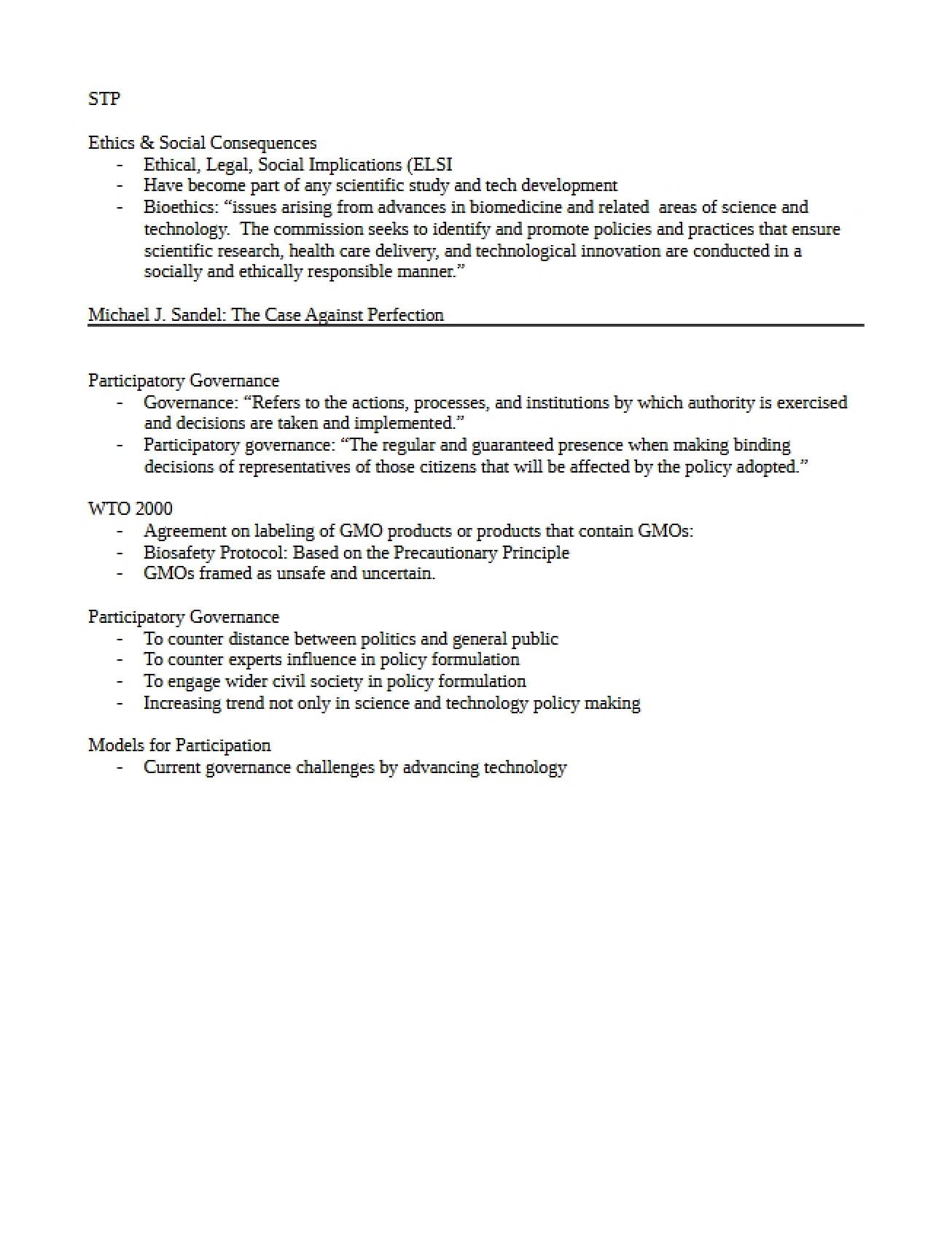 Social Consequences and Ethics