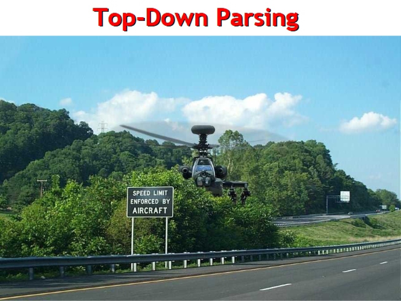 Parsing Top-Down Methods