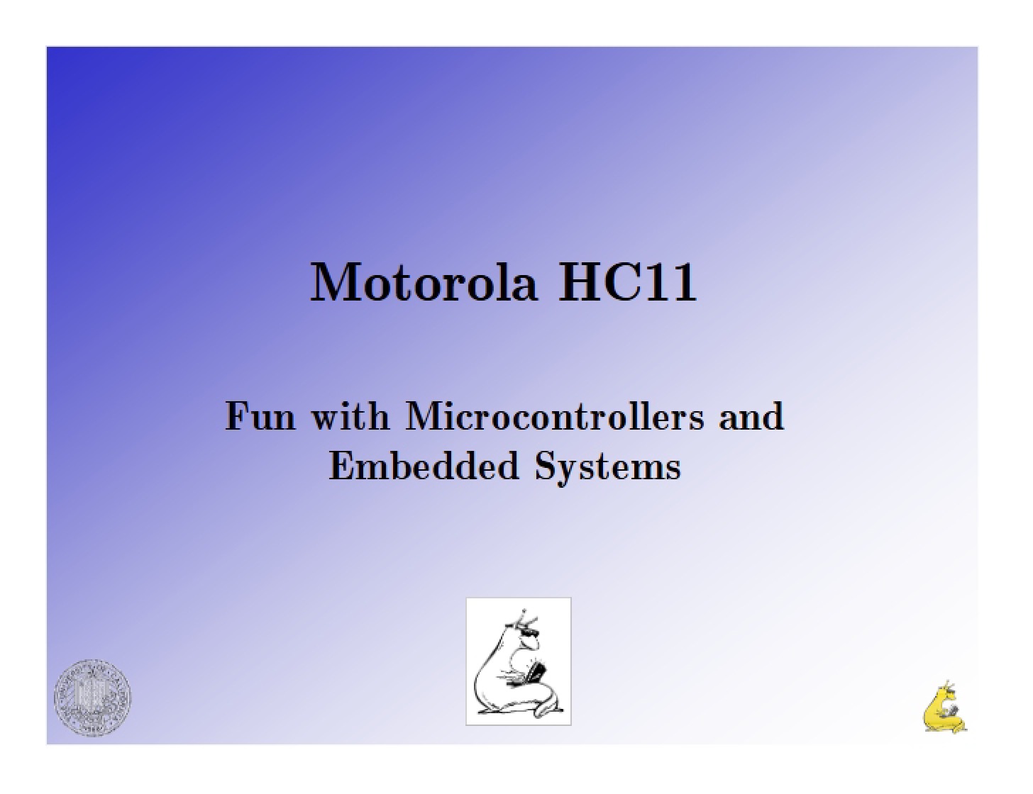 Systems (Embedded) and Microcontrollers