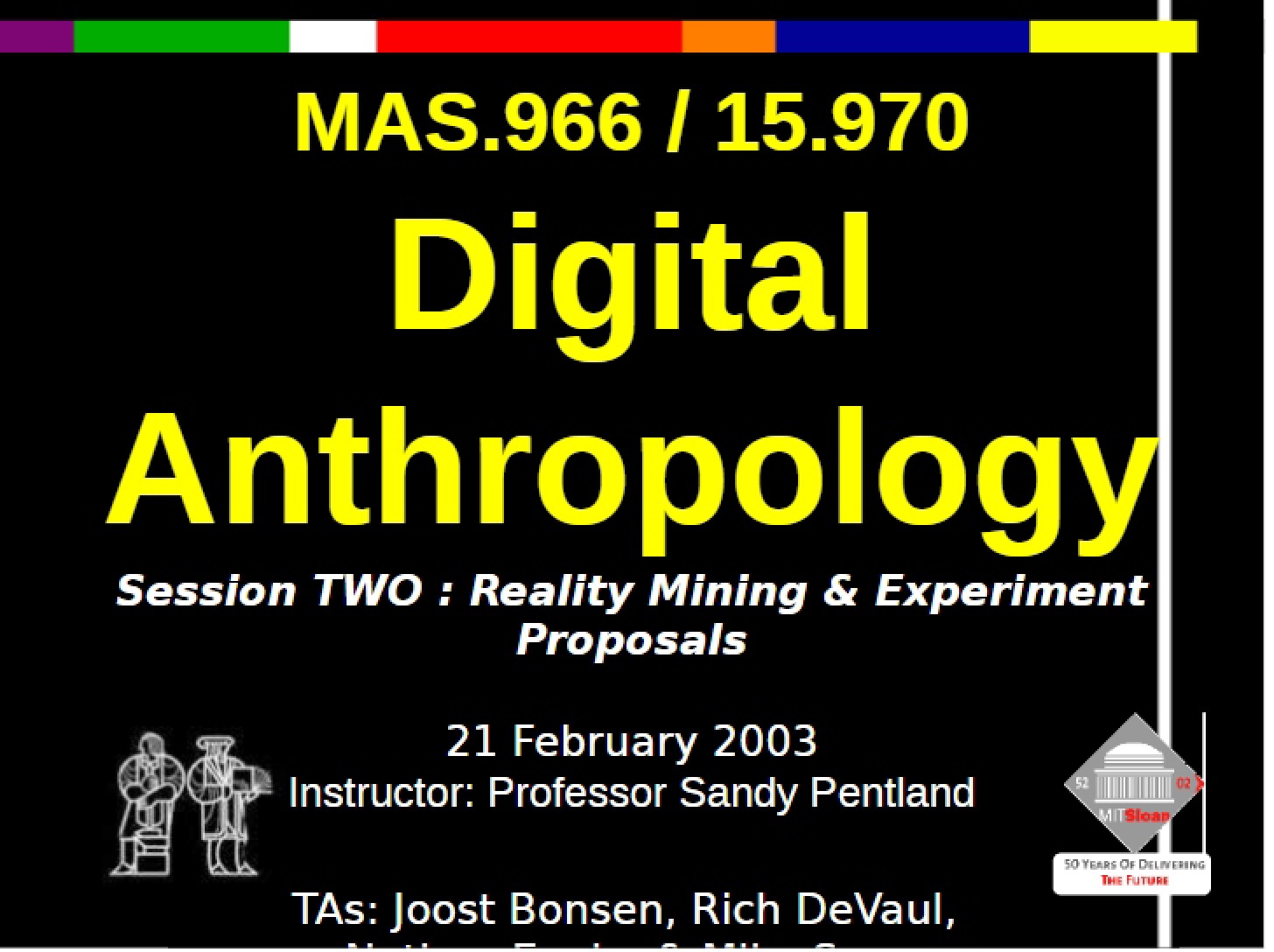 Proposals for Experiments and Reality Mining