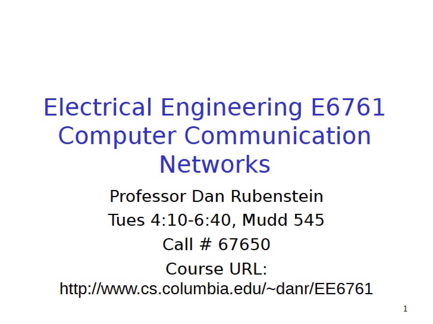 Network Systems