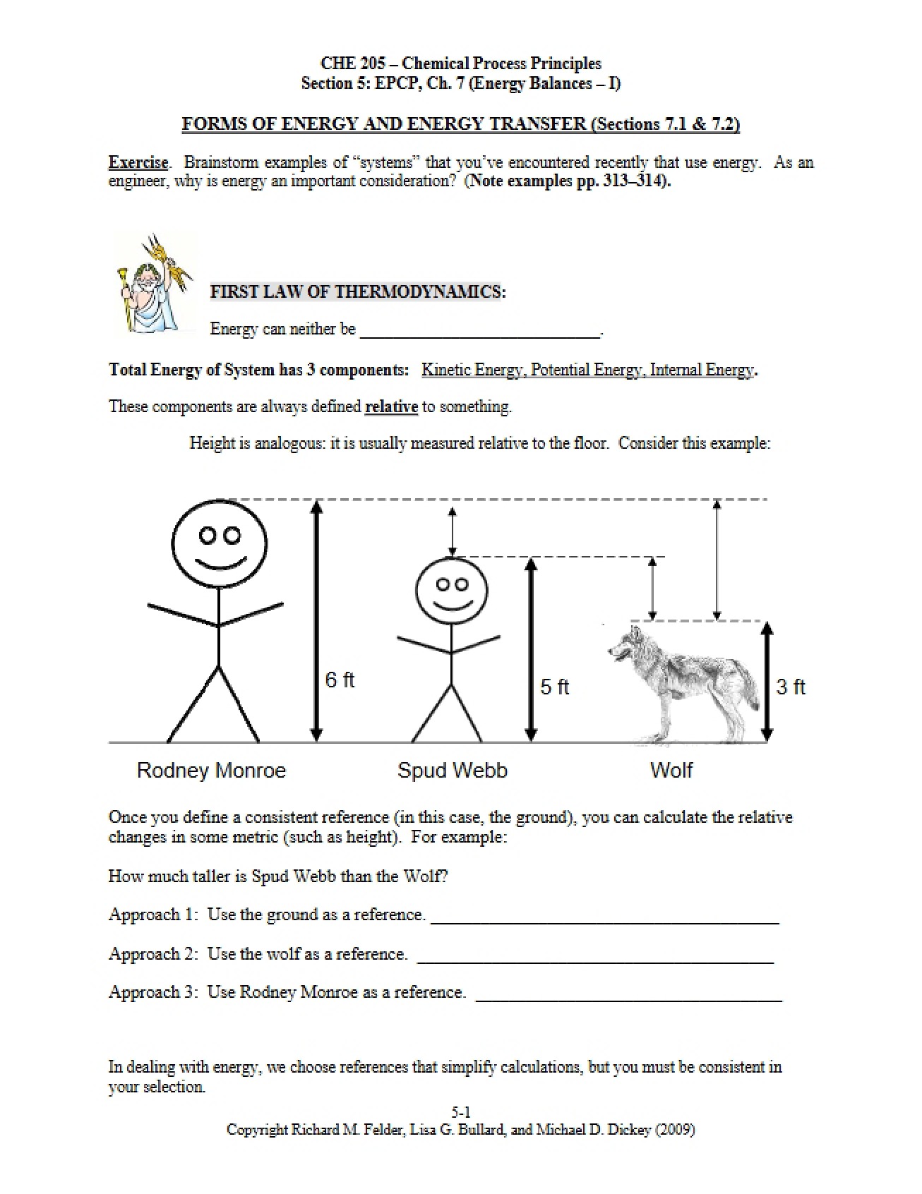 Energy Transfer and Forms
