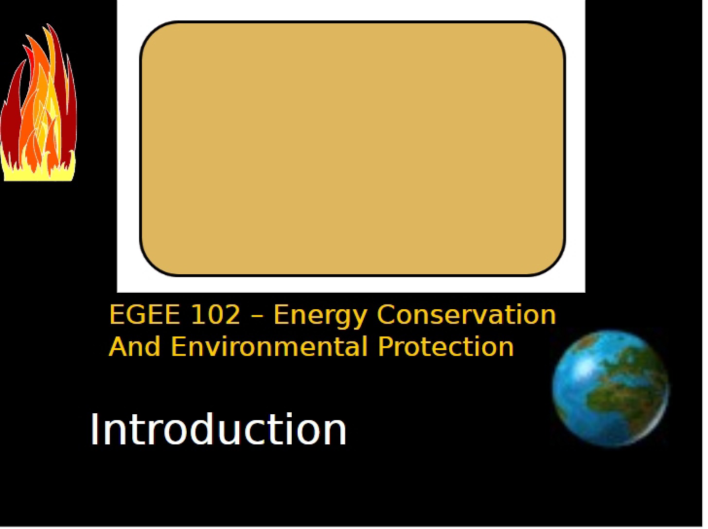 Conservation of Energy