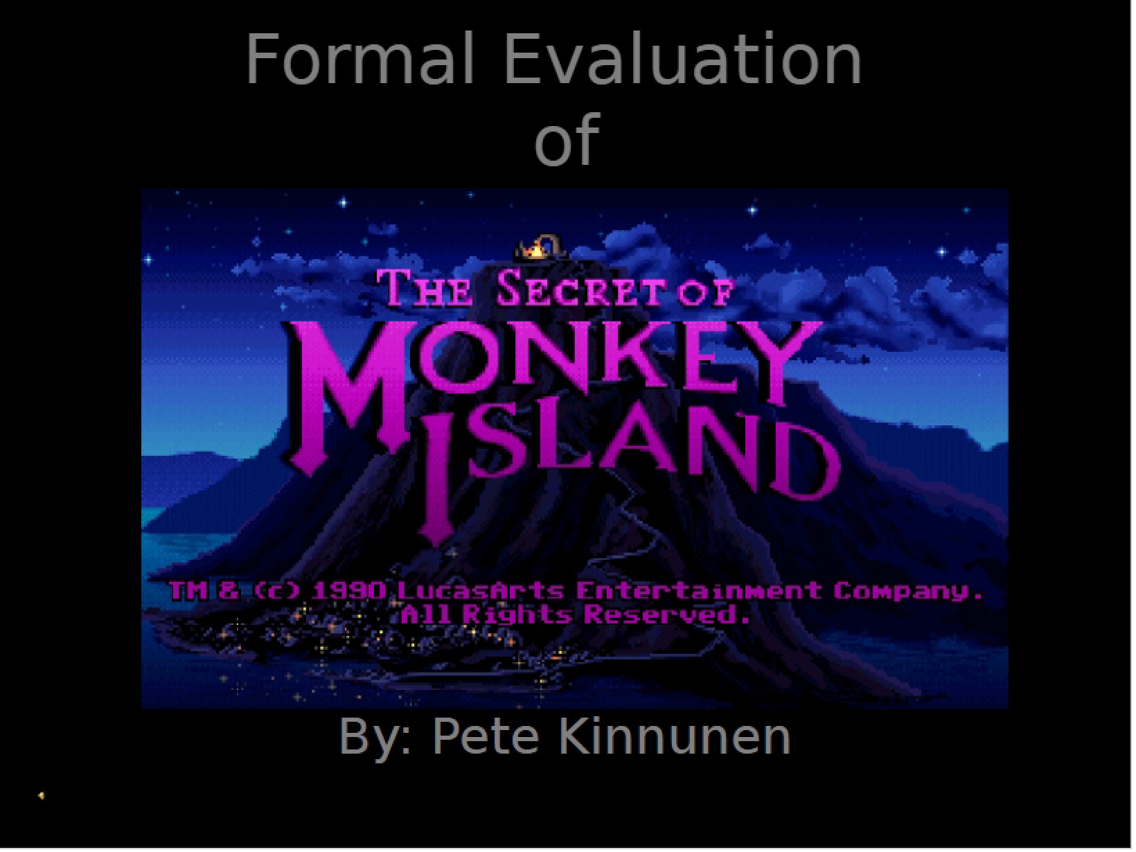Evaluation Formal