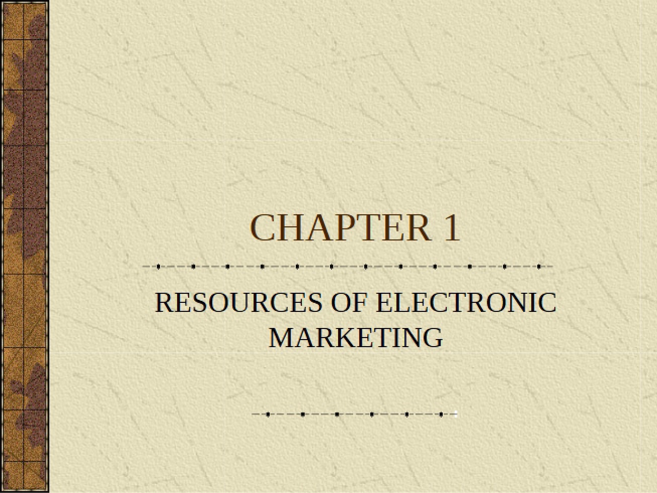 E-Marketing Resources