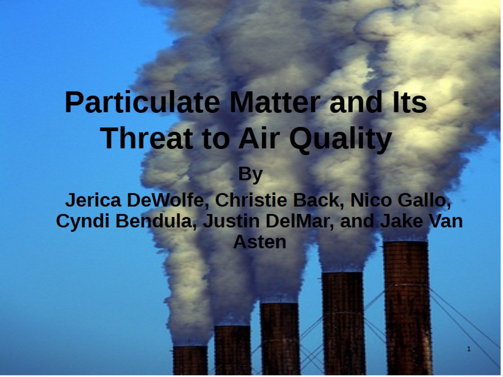 Matter Particulate