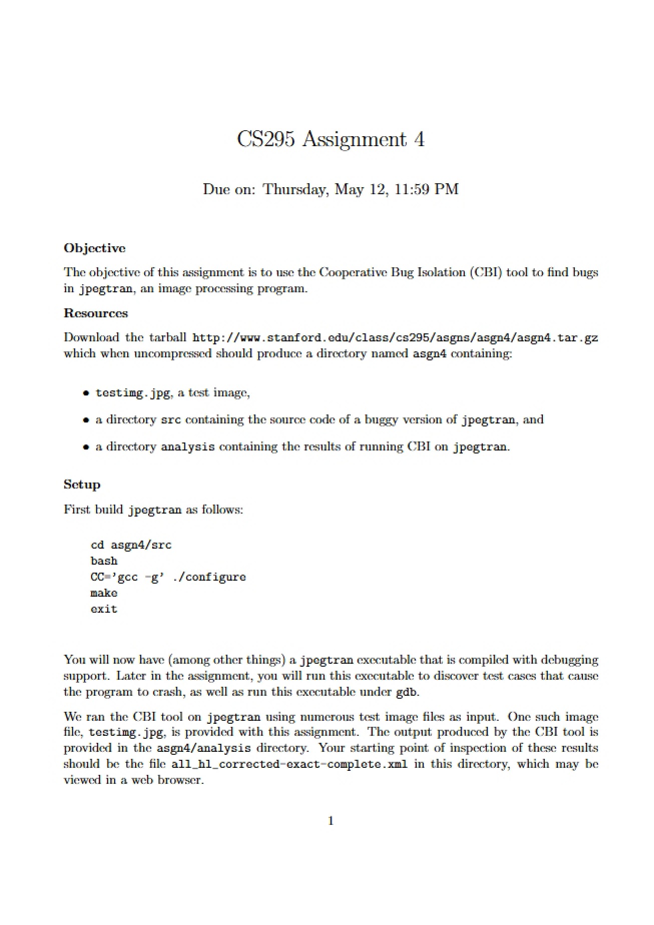 Software Engineering Homework Assignment