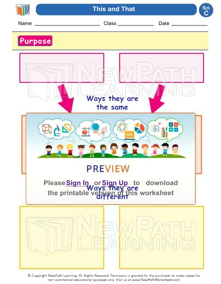 Worksheet - This and That