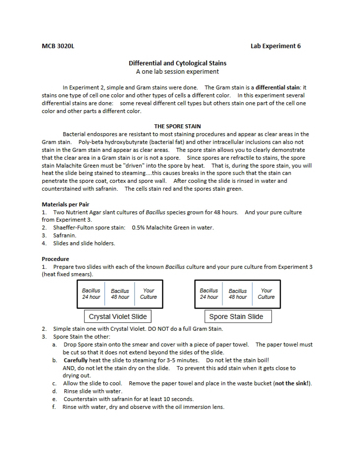 Subject Overview and Policies