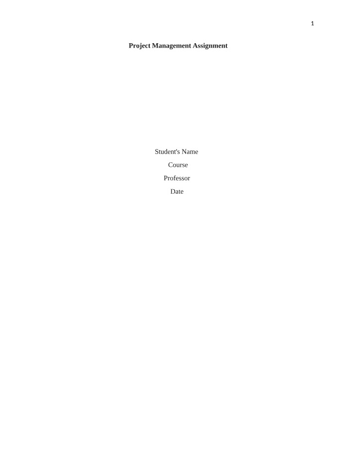 Project Management Assignment - Analyzing Financials and Interest Rates