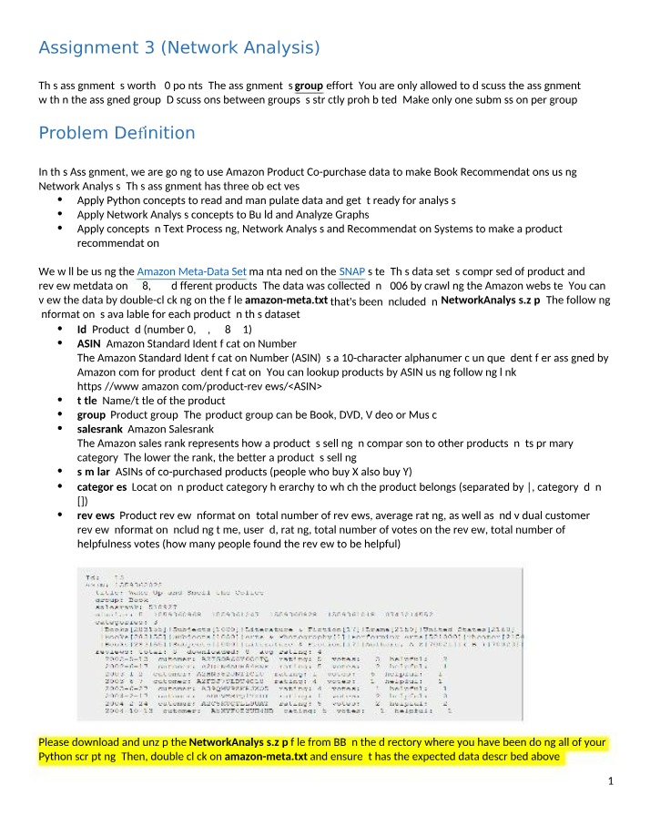 Network Analysis Assignment 3